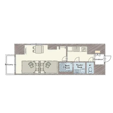 Hotel Abitare Namba West 大阪 外观 照片